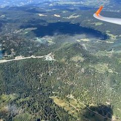 Flugwegposition um 13:26:15: Aufgenommen in der Nähe von Waldshut, Deutschland in 2051 Meter